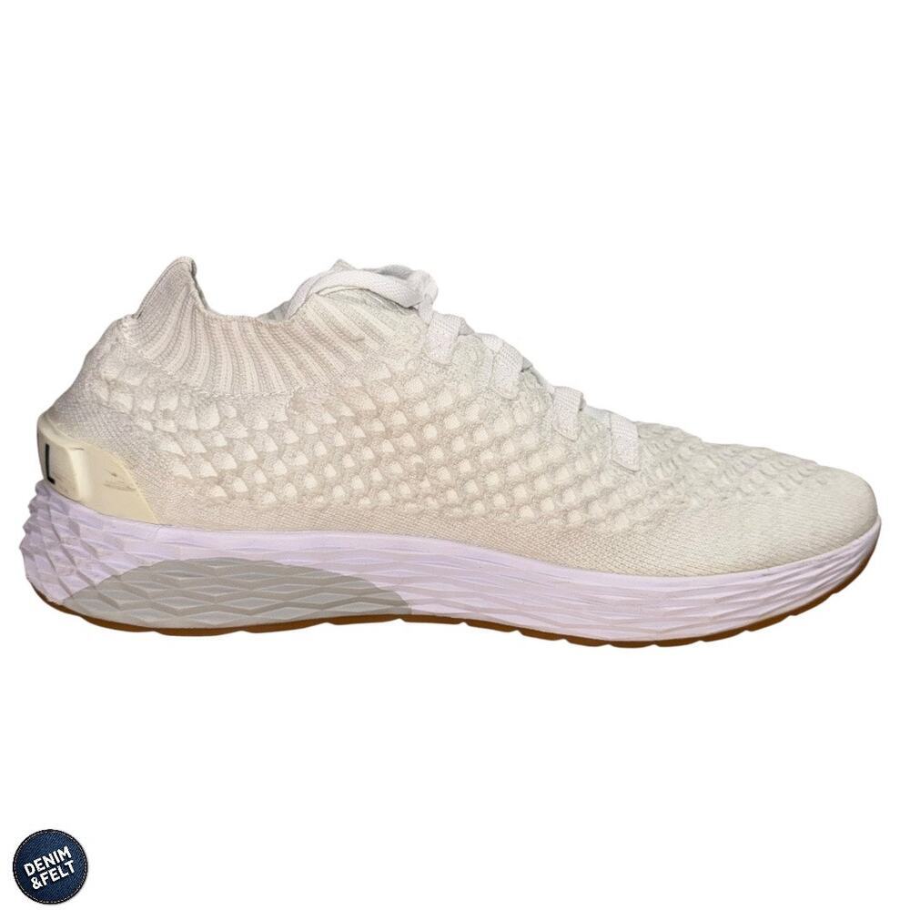 NOBULL Allday Knit Sneakers White Men’s Size 10.5 Training Gym Viral Shoes - Picture 9 of 16